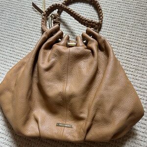 Vince camuto nora sahara Tan Leather Tote Bag NWT $348